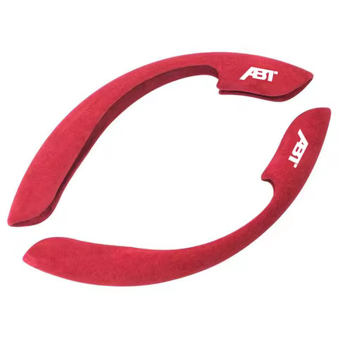 Car Steering Wheel Cover black suede leather for ABT Audi RS3 RS4 RS5 RS6 RS7 S4 S5 S6 SQ7 A5 A4 Q5 