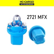 10PCS ORIGINAL SAXO 2721MFX T5 Blue Socket Dashboard Meter Panel Bulb