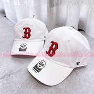 glitter 47Brand MLB Boston Red Sox Clean Up White Old Cap Baseball 47