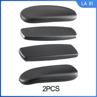 [Wishshopeehhh] 2x Gaming Chair Armrest Pads Replacement Black Simple Line Computer Chair Parts