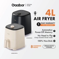 Gaabor Air Fryer 4L Oven 8 Menu Function Non-Stick Coating Oil-Free Roaster AF40M-WH01A/ AF40M-BK03A