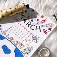 外星人-2入紋身貼紙 原創手繪設計 | 手帳貼紙