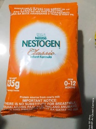 Nestogen Classic Infant Formula 0-12 buwan 135g Sachet[COD]
