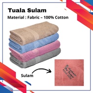 [CUSTOMIZED] TUALA SULAM/ TUALA HANTARAN/ TUALA MANDI COTTON/ TOWEL/ TUALA MANDI SULAM NAMA PERKATAAN