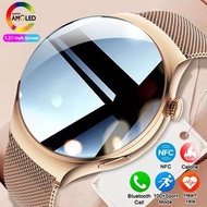 New Watch 4 Mini Women Smart Watch HD AMOLED Screen GPS trackr NFC IP68 Heart Rate Bluetooth Call Sp
