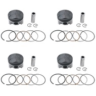 1/4 Sets Motorcycle Engine Parts Piston Rings Kit Bore STD Size 56mm ~ 57mm For YAMAHA FZR400RR SP 3
