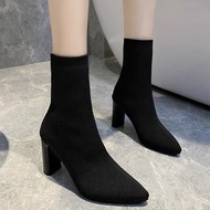 7cm boots made of elastic material that hugs the feet, made in Guangzhou
