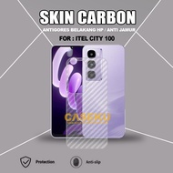 Itel A90 Itel City 100 Skin Carbon Garskin Anti-Scratch Back Itel A90 Itel City 100