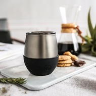 美國HYDY雙層隨行保溫杯 | 油墨黑-鈦灰 240ml