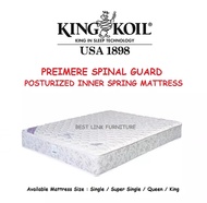 BEST LINK FURNITURE  King Koil Premiere Spinal Guard Posturized Innerspring Mattress