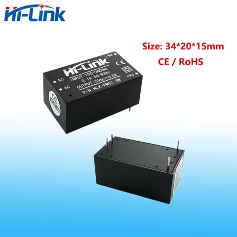 Hilink 3W 5W 10W 220V 240V 5V 12V 24V AC DC Converter HLK-PM01 NewOriginal Power Supply Module PM12 