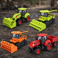 〔 Inertial Vehicle Toy E3K] Simulation Agricultural Engineering Farmer Machinery Tractor Locomotive 