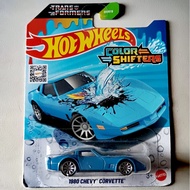 (Sudut Lembut) HOT WHEELS COLOR SHIFTERS 2025 Transformers 1980 Chevy Corvette