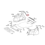 W204 TAIL LAMP TOP COVER NEW ORI PARTS C180 C200 2046931533/2046931633