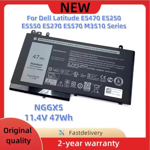 New NGGX5 6MT4T Laptop Battery For Dell Latitude E5470 E5250 E5550 E5570 M3510 Series 0JY8D6 954DF R