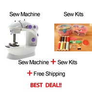 ✑🇲🇾 Stock🔥4 in 1🔥ORIGINAL Mini Portable Sewing Machine Home Mesin Jahit