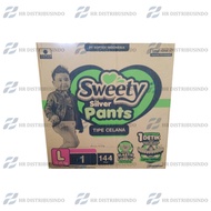 Pampers Popok Bayi Celana Sweety Silver Pants Size S/M/L/XL Karton