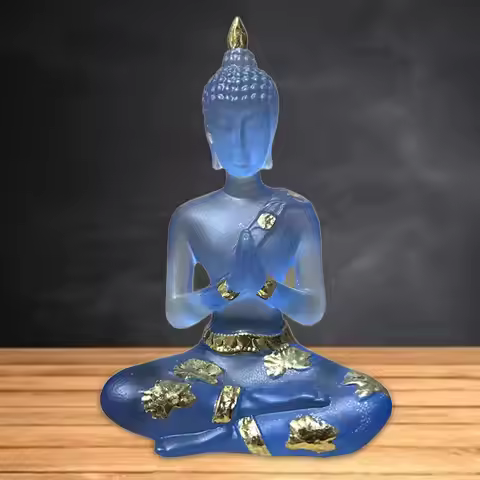 Resin Buddha Figurines Ornament Thai Buddha Statue Temple Decorations Buddha Statues Imitation Livin