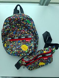 LeSportsac X Nintendo 絕版小童背囊及腰包 (絕對是正版，購自專門店！)