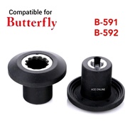 Replacement For Butterfly B-591 B-592 Stainless Steel Blender Blade /mushroom head / Blade lock Part