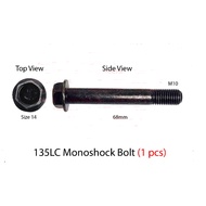 Monoshock bolt with nut (MH48) Black - LC135 V1 V2 V3 V4 V5 V6 V7 Monoshock Bolt Size 14