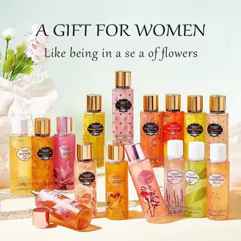 Women's Gilded Secret Perfume Floral Fresh Light Fragrance Victoria Quicksand Body Spray Large Bottl