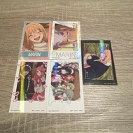 日本抽‼️ 戀上換裝娃娃 喜多川海夢 更衣人偶 相片 卡片 貼紙 盲盒 扭蛋 部分鐳射 一set 5張