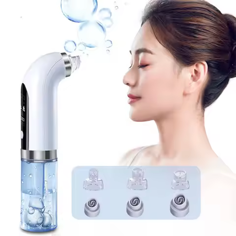 2024 Black Pore Vacuum Cleaner Electric Micro Bubble Cleanser USB Charging Beauty Instrument Skin Ca