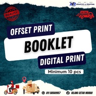 Digital & Offset Booklet Printing (Customade) Size A5 A4 B5 B4