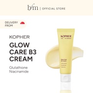 KOPHER Glow Care B3 Cream 50ml : Whitening Moisturiser Pigmentation Corrector Inhibits Melanin Produ