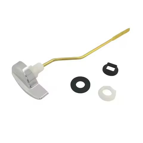 Side Front Mount Toilet Lever Handle For TOTO Toilet Tanks Stylish Metal Design For Enhanced Bathroo
