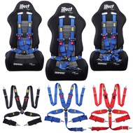Racing Safety Harness Universal 3 Inch+2 Inch Snap-In Camlock Quick Release Car Seat Belt 4 5 6 Poin