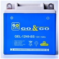 GONGO BATERI 12N9/12N9L/12N9-BS/YB9 GEL BATTERY (MODENAS JAGUH)