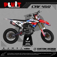 Decal CRF 450 hrv Terbaru Full Body Decal CRF 450 HRV Full Body Keren Stiker CRF 450 Full Body