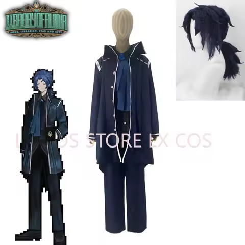 Anime Game Library of Ruina Chese Cosplay Costume Long Coat Uniform cutsomized for Halloween Christm