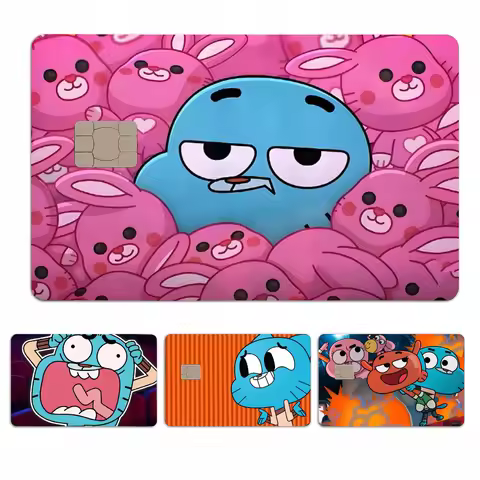 The Amazing World Of Gumball Film Skin Sticker Tape For Bank Credit Debit Card Personalized Credit C