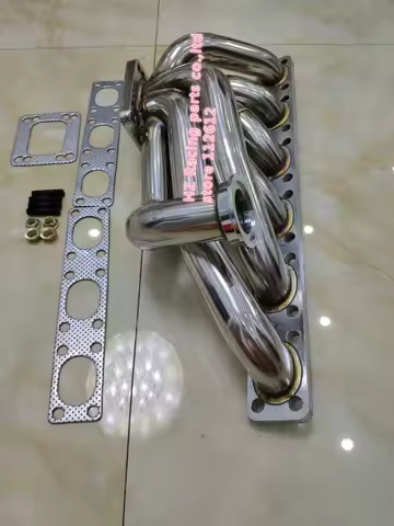 3mm Thick Top Mount Turbo Manifold for bmw M50 M52 S50 S52 325 328 E30 E34 exhaust manifold header T