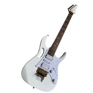 Ibanez Steve Vai Reissue White Jem 7V กีตาร์ไฟฟ้าระดับมืออาชีพเปลือกฝัง Fingerboard