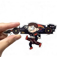 F1 Racing Fleet Merchandise Vistapan Standing Card Refrigerator Sticker Valley Trendy Play Merchandi