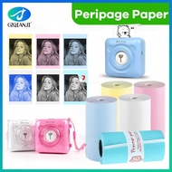 Peripage A6 Paper Roll Thermal label Sticker Photo Paper White Color for Peripage A6 A8 PAPERANG P1 P2 Printer