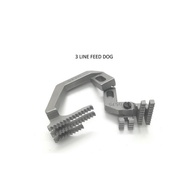 GIGI/FEED DOG 3 LINE MESIN JAHIT TEPI INDUSTRI UNTUK JENAMA SIRUBA GEMSY TYPICAL