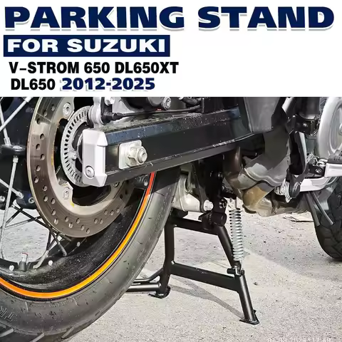 For SUZUKI V-STROM 650 DL650 DL650XT V Strom 650XT 2012-2025 Motorcycle Kickstand Center Stand Cente