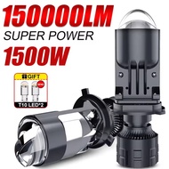 CAROLYN H4 LED RHD automotive headlight bulb CANBUS turbo motorcycle dual projector lens bulb