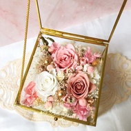 【永生花飾品盒】馬口鐵/永生花盒/首飾盒/收納盒