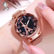 Star Watch Women Fashion Paris Tower Magnet Belt Quartz Watches