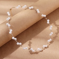 SSA Statement Maxi Choker charming White Simulated Pearl Necklace F77