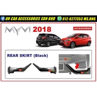 Perodua Myvi 2018-2021 Rear Skirt Skirting Bodykit
