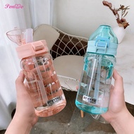 1100ml-350ml 10oz Baby Bottle Kids Plastic Water Bottles with Straw Kid Family Sippy Cup