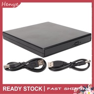 Henye External DVD Player  Power Saving Shockproof DOS Booting CD for Laptop Mobile PC