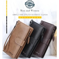 Ba02 Original Baellerry Executive Business Wallet For Men Women - brown Star Seller